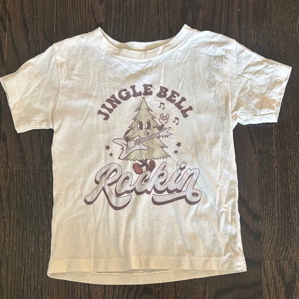 Kids Jingle Bell Rockin' White T-Shirt